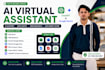 be your ai virtual assistant for chatgpt data entr, web research and excel