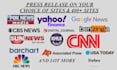 do press release writing, press release distribution for business promotion
