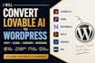 convert lovable ai to wordpress copy clone lovable ai figma website to wordpress