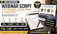 write the perfect webinar script using the top technique