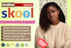 do skool community setup, course upload, circle so kajabi skool online community