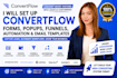 setup convertflow forms popups funnels automation workflows email template
