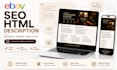 create SEO ebay HTML CSS descriptions