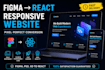 convert figma to react responsive website