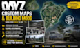 setup custom dayz sever maps, loot system, dayz building, server mods