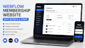 build a webflow membership website with outseta login and stripe subscriptions