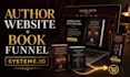 create a systeme io author website and book sales funnel to grow your readership