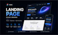 design a modern landing page UI UX in figma