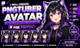 create pngtuber avatar with animated toggles for twitch