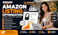 optimize amazon product listing SEO for higher ranking and sales