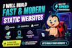 build a fast, modern static website