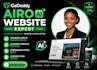 build godaddy airo ai website, redesign godaddy website professionally