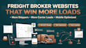 design freight broker website with carrier packet and quote request