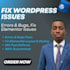 fix wordpress issues, wordpress errors, and bugs urgently