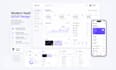 design modern saas web app UI UX in figma