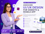 do awesome ui ux design for website ui ux and mobile app ui ux