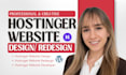 hostinger website design hostinger website redesign fix hostinger website design