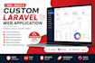 build a custom laravel web application
