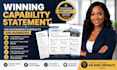 create a winning capability statement for government contracts and businesses