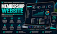 build wordpress membership website with memberpress and learndash lms plugin