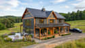 design barndominium floor plan pole barn house permit drawing elevation plan