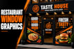 design eye catching storefront window graphics and signage