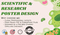 design professional scientific and research posters