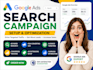 create and optimize google ads search campaigns
