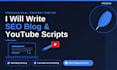 write engaging youtube scripts, blog posts, and SEO articles