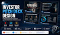 design investor pitch deck, startup pitch deck, business presentation