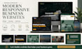 design and develop a modern responsive business website