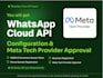 meta tech provider approval, whatsapp cloud api and business registration