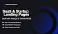 design a sleek startup landing page