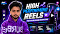 edit high performing reels for your brand marketing