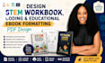 design stem workbook coding educational ebook formatting pdf design