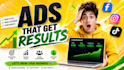 create facebook, tiktok and shopify video ads within 24 hours