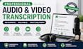 transcribe audio to text, podcasts, lectures, speeches