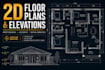 create professional 2d floor plans and elevations in autocad