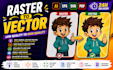 do high quality vector tracing restore image logo high resolution