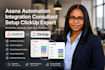 asana automation integration consultant setup clickup expert