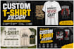 create unique t shirt and merchandise designs for you