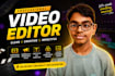 make engaging videos and attractive thumbnails for you
