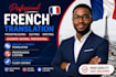 teach you how to write french