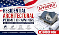create residential and underground home architectural permit drawings
