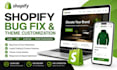fix shopify bugs and customize your shopify theme