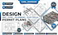 design mep, hvac, plumbing, electrical permit plans