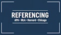 do apa,mla  harvard , chicago referencing and citations