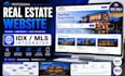 create a professional real estate website with idx mls integration