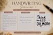 do custom handwriting projects