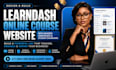 build learndash online course website with quizzes certificate student dashboard